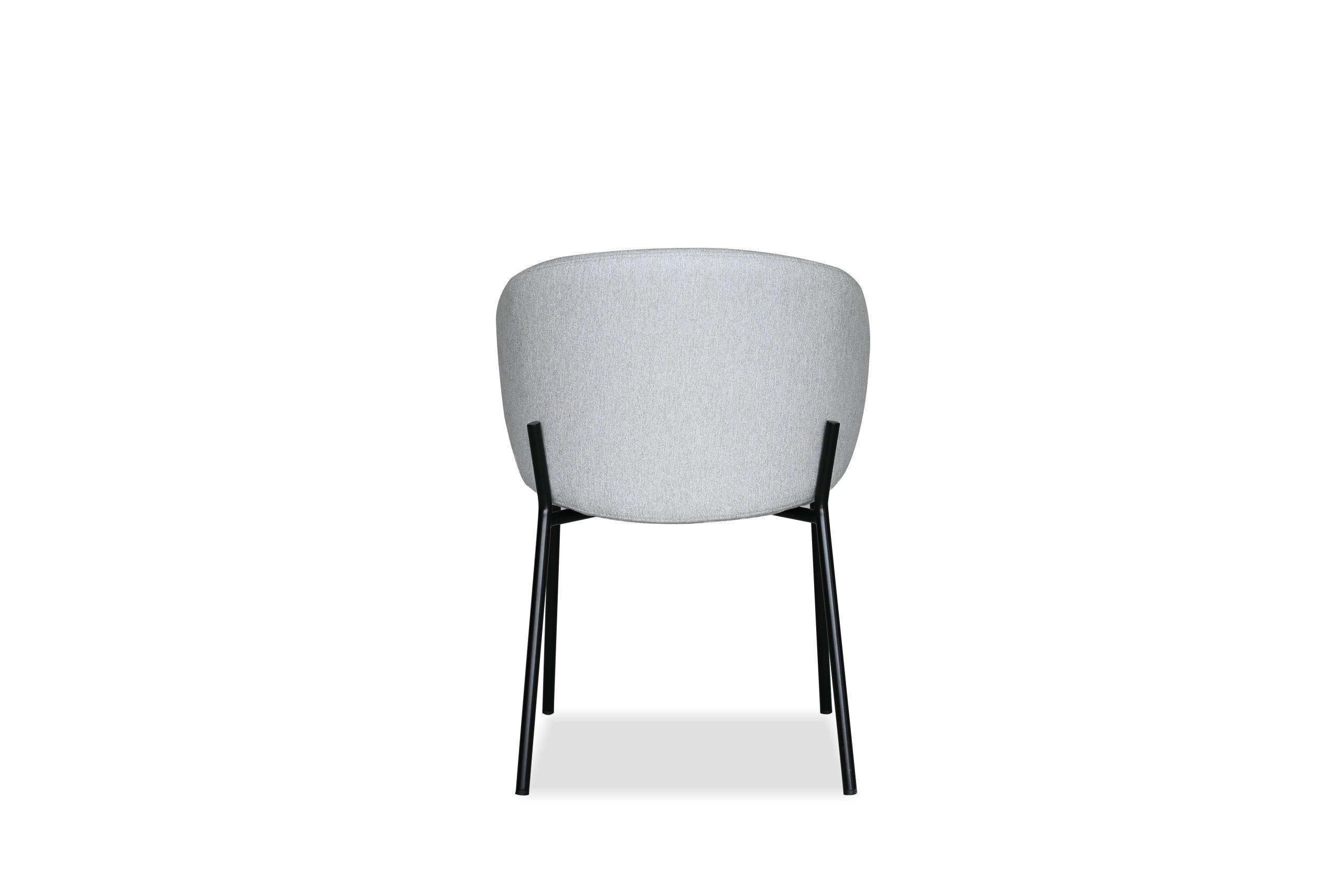 SHEPLEY Birch Weave Dining Chair Black Steel Base 5 SHEPLEY Birch Weave Dining Chair Black Steel Base - Image 5