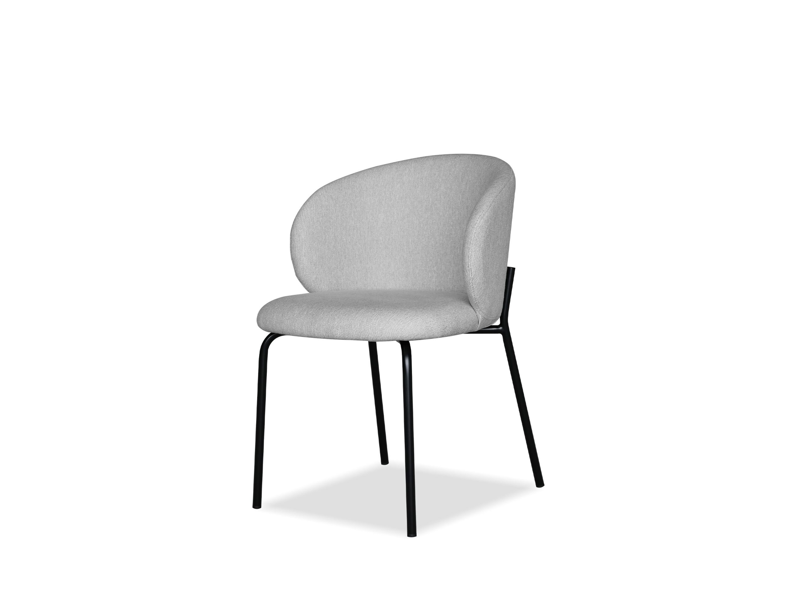 SHEPLEY Birch Weave Dining Chair Black Steel Base 1 SHEPLEY Birch Weave Dining Chair Black Steel Base
