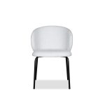 SHEPLEY Poplar Dining Chair Black Powder Coated Steel 8 SHEPLEY Poplar Dining Chair Black Powder Coated Steel