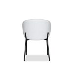 SHEPLEY Poplar Dining Chair Black Powder Coated Steel 11 SHEPLEY Poplar Dining Chair Black Powder Coated Steel