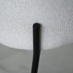 SHEPLEY Poplar Dining Chair Black Powder Coated Steel 12 SHEPLEY Poplar Dining Chair Black Powder Coated Steel