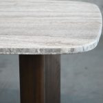 SHOKU Dining Table Silver Grey Travertine Ebony Ash Legs 11 SHOKU Dining Table Silver Grey Travertine Ebony Ash Legs