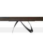SIGNATURE Oxidized Brown Ceramic Extension Dining Table 6 SIGNATURE Oxidized Brown Ceramic Extension Dining Table