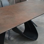 SIGNATURE Oxidized Brown Ceramic Extension Dining Table 7 SIGNATURE Oxidized Brown Ceramic Extension Dining Table