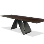 SIGNATURE Oxidized Brown Ceramic Extension Dining Table 5 SIGNATURE Oxidized Brown Ceramic Extension Dining Table
