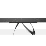 SIGNATURE Safari Black Ceramic Top Extension Dining Table