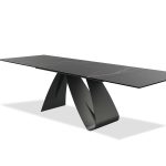 SIGNATURE Safari Black Ceramic Top Extension Dining Table
