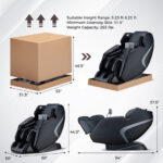 Full Body SL-Track Massage Chair with Zero-Gravity Design