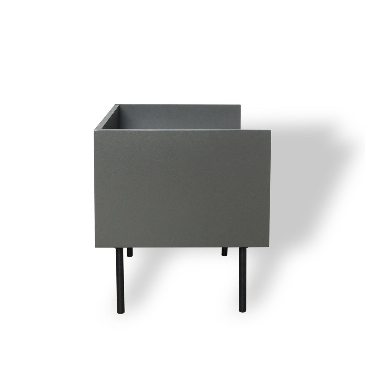 SLATER Walnut and Slate Ceramic Top Side Table 3 SLATER Walnut and Slate Ceramic Top Side Table - Image 3