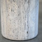 SLOANE Medium Grey Travertine Marble Coffee Table