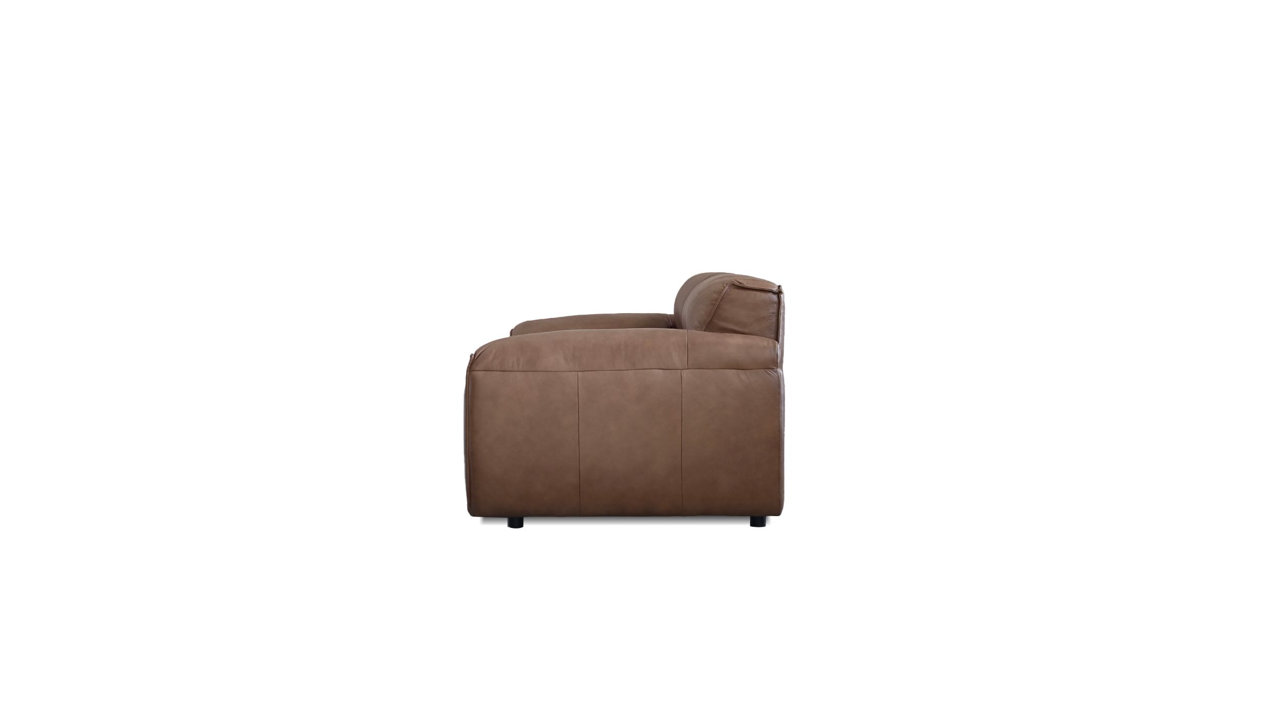 OSTA Cacao Brown Leather Sofa