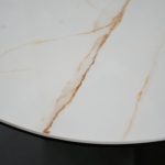 SORRENTO Oval Italian Ceramic Dining Table Antique Brass 10 SORRENTO Oval Italian Ceramic Dining Table Antique Brass