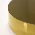 SPHERE Gold Polished Stainless Steel Round Coffee Table