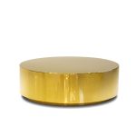 SPHERE Gold Polished Stainless Steel Round Coffee Table