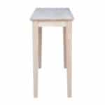 Unfinished Solid Wood 4-ft Farmhouse Console Table 7 Unfinished Solid Wood 4-ft Farmhouse Console Table