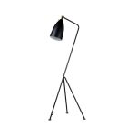 STICKMAN Black Steel Retro Fabric Cord Floor Lamp