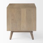 Sable 19.0L x 19.0W x 21.5H Light Brown Wood Side Table