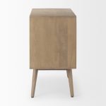 Sable 37.0L x 17.0W x 30.5H Light Brown Wood Accent Cabinet