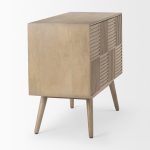 Sable 37.0L x 17.0W x 30.5H Light Brown Wood Accent Cabinet