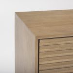 Sable 37.0L x 17.0W x 30.5H Light Brown Wood Accent Cabinet