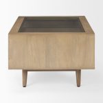 Sable 38.0L x 27.0W x 18.0H Light Brown Wood Coffee Table