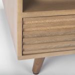 Sable 38.0L x 27.0W x 18.0H Light Brown Wood Coffee Table