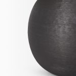 Sadiyah Black Brushed Metal w/ Beige Shade Table Lamp