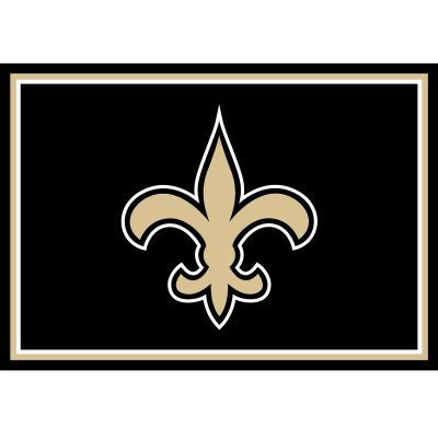 Saints 3x4 Officially Licensed NFL Spirit Area Rug USA Made