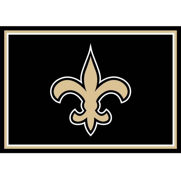 Saints 3x4 Officially Licensed NFL Spirit Area Rug USA Made