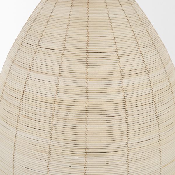 Saliha Cane w Brass Metal Pendant Light 6