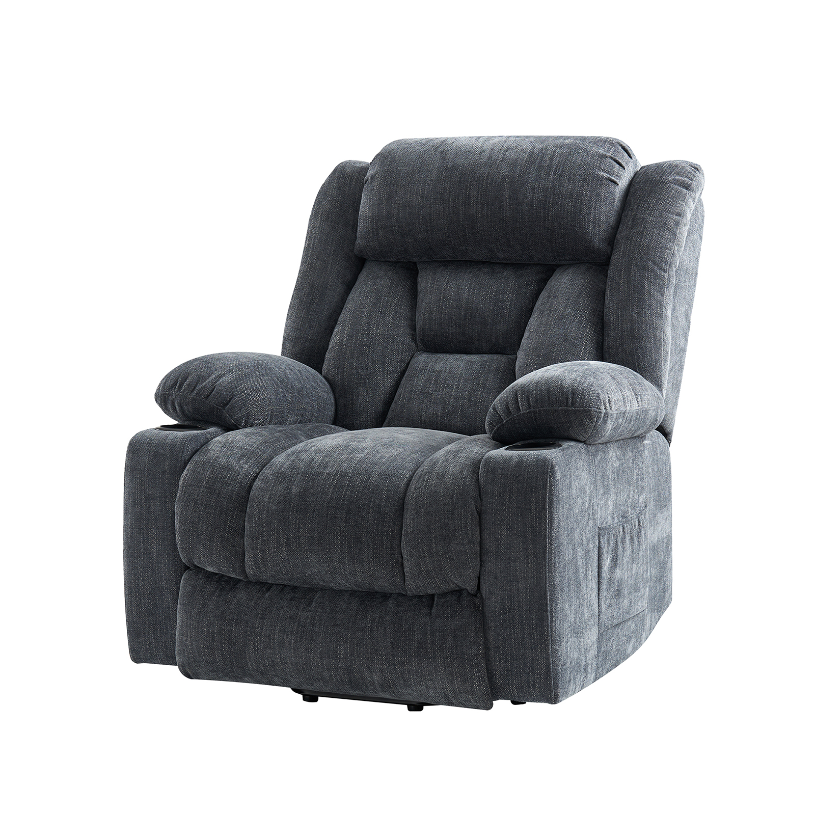 Sammy Flannel Oversized Power Lift Massage Recliner with Heat 1 Sammy Flannel Oversized Power Lift Massage Recliner with Heat