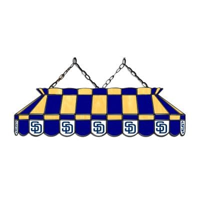 San Diego Padres 40 Inch Stained Glass Billiard Lamp