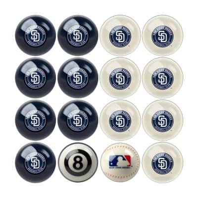 San Diego Padres Home Away Billiard Ball Set