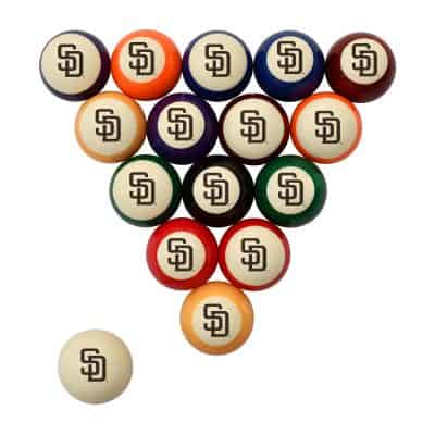 San Diego Padres MLB Retro Polyester Cue Ball Set