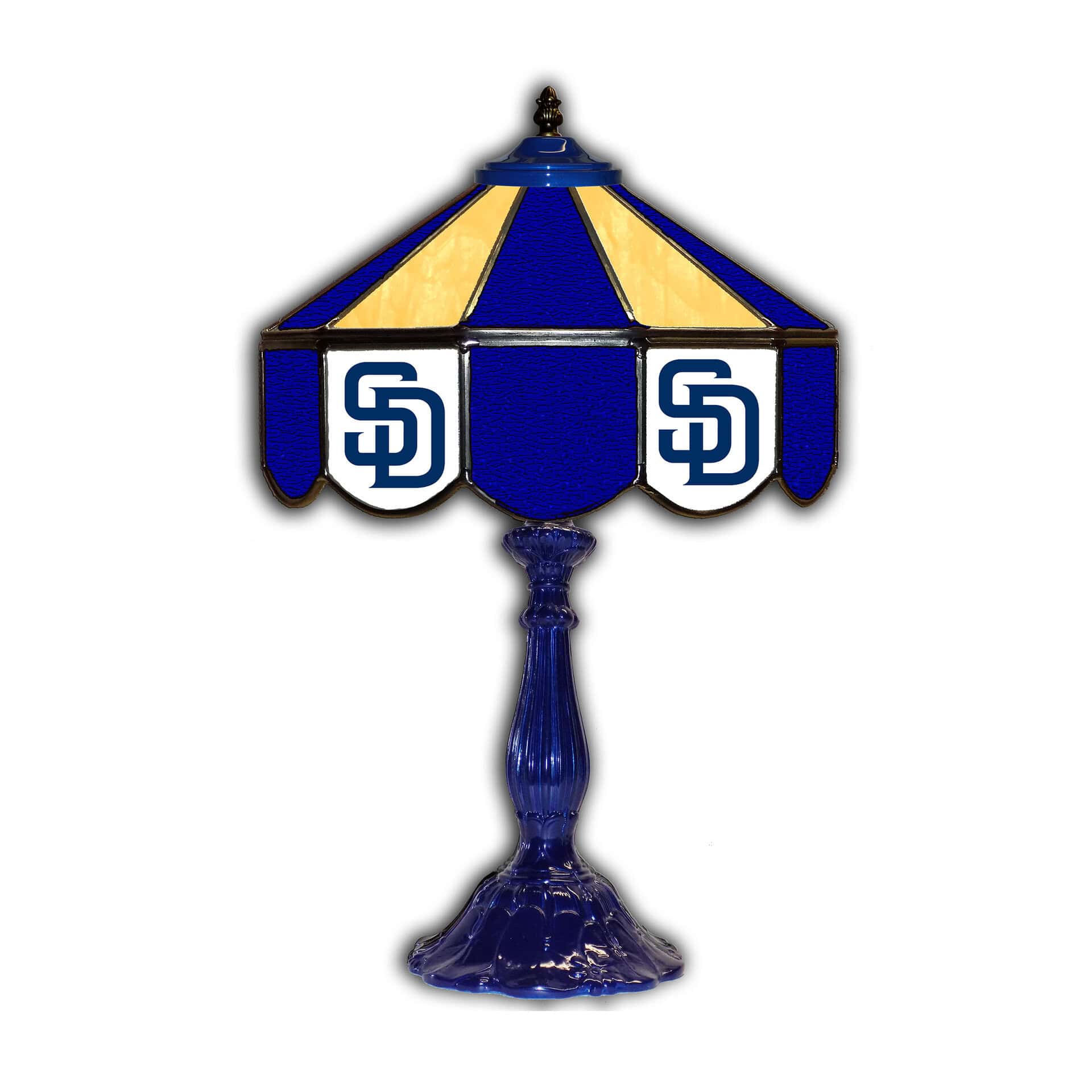 San Diego Padres Tiffany Style Glass Table Lamp 21 Inch 1 San Diego Padres Tiffany Style Glass Table Lamp 21 Inch