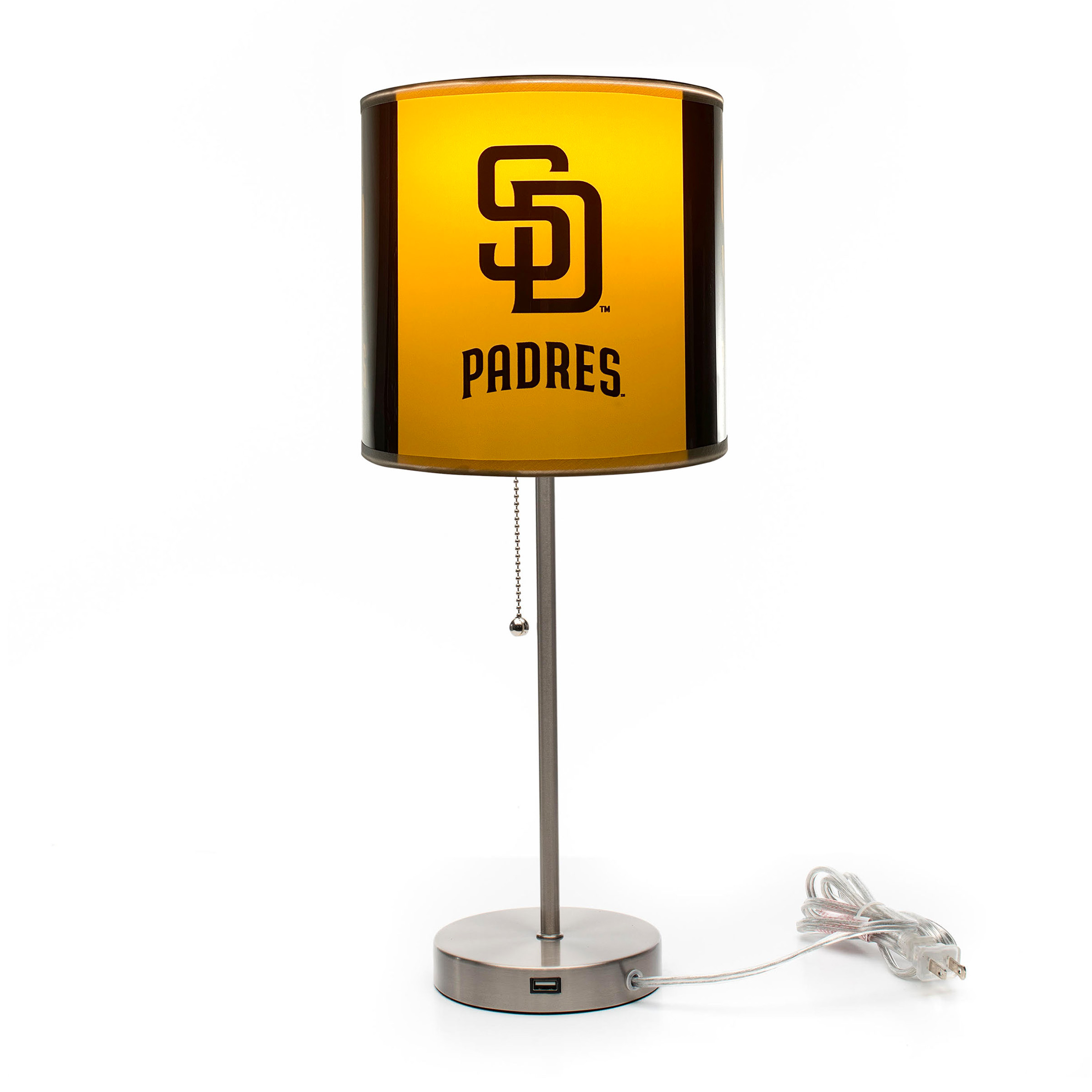 San Diego Padres USB Charging Chrome Lamp 3 San Diego Padres USB Charging Chrome Lamp - Image 3