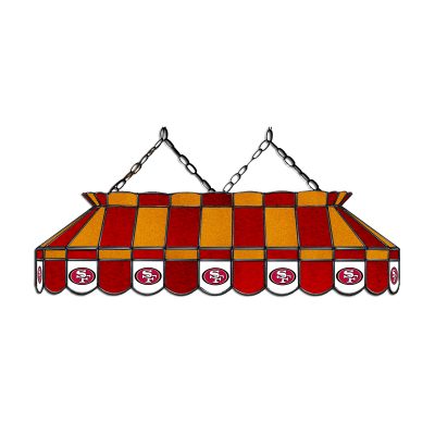 San Francisco 49ers 40 inch Stained Glass Billiard Lamp