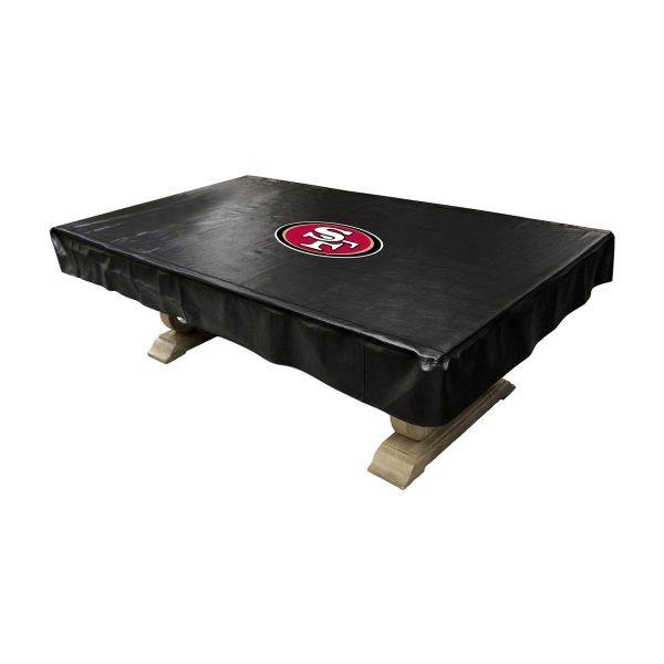 San Francisco 49ers 8 Foot Naugahyde Billiard Table Cover 1