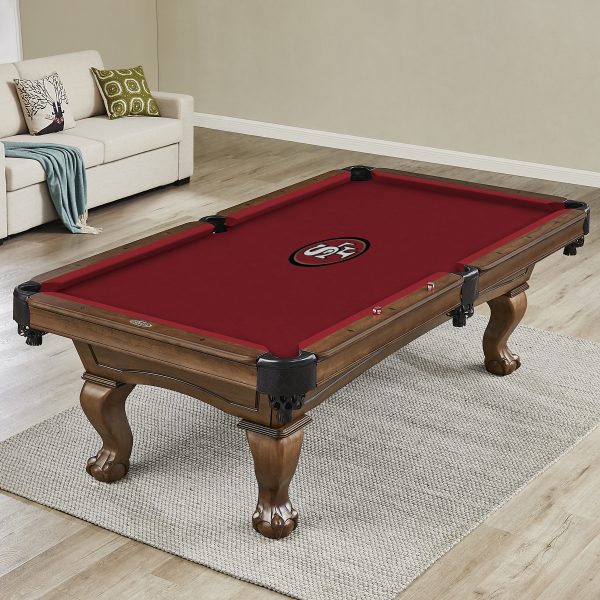 San Francisco 49ers 8 ft Polyester Anti Friction Billiard Cloth 1