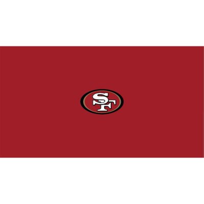 San Francisco 49ers 8 ft Polyester Anti-Friction Billiard Cloth