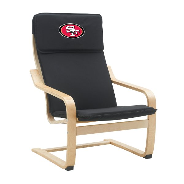 San Francisco 49ers Embroidered Birch Bentwood Accent Chair 4