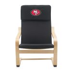 San Francisco 49ers Embroidered Birch Bentwood Accent Chair