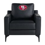 San Francisco 49ers Embroidered Faux Leather Game Day Chair