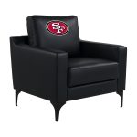 San Francisco 49ers Embroidered Faux Leather Game Day Chair