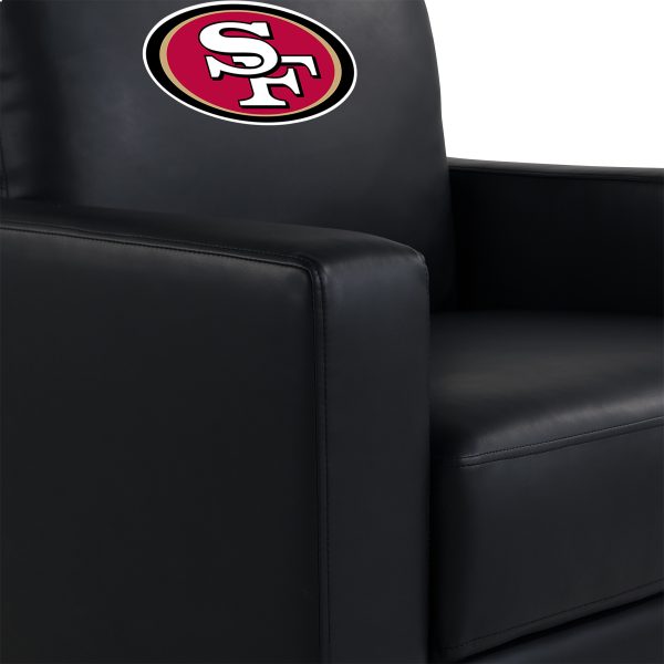 San Francisco 49ers Embroidered Faux Leather Game Day Chair