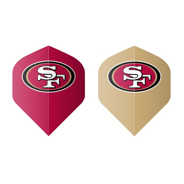 San Francisco 49ers Fans Choice Dart Flights 3
