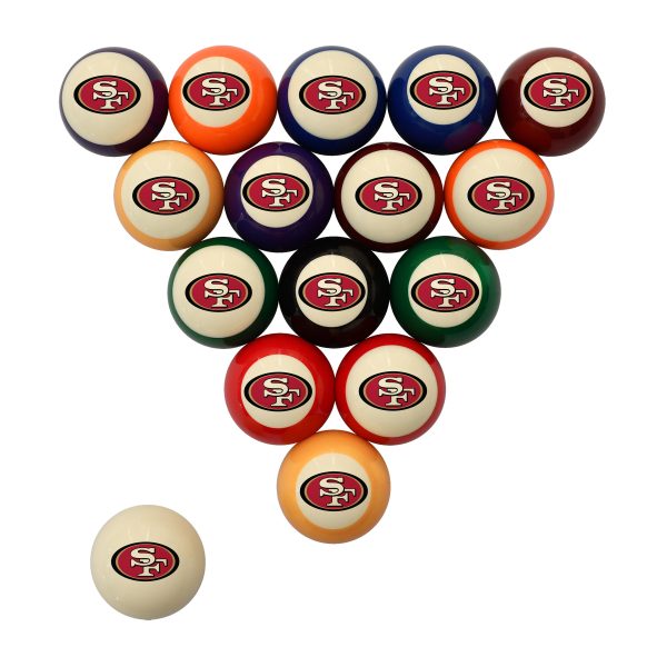San Francisco 49ers Grade A Polyester Retro Billiard Ball Set 1