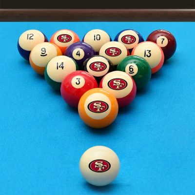 San Francisco 49ers Grade A Polyester Retro Billiard Ball Set