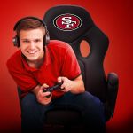 San Francisco 49ers Vision Mesh Swivel Game Chair