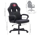 San Francisco 49ers Vision Mesh Swivel Game Chair